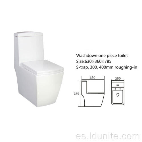 Baño barato Cerámica One Piece WC SIPHONIC WC